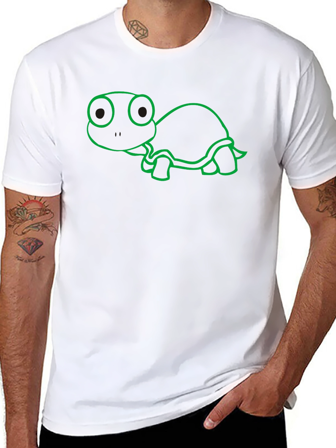 Turtle Graphic Tee - Black T-Shirt