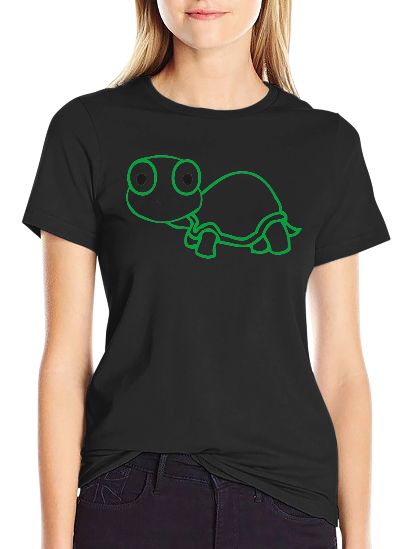 Turtle Graphic Tee - Black T-Shirt