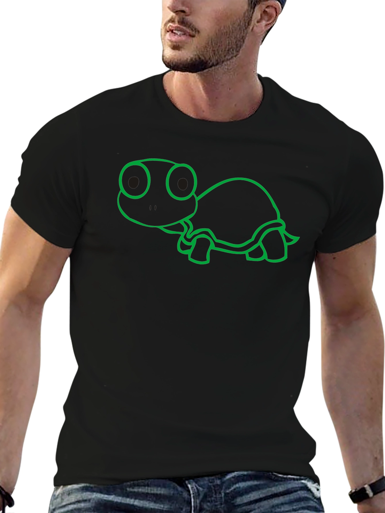 Turtle Graphic Tee - Black T-Shirt