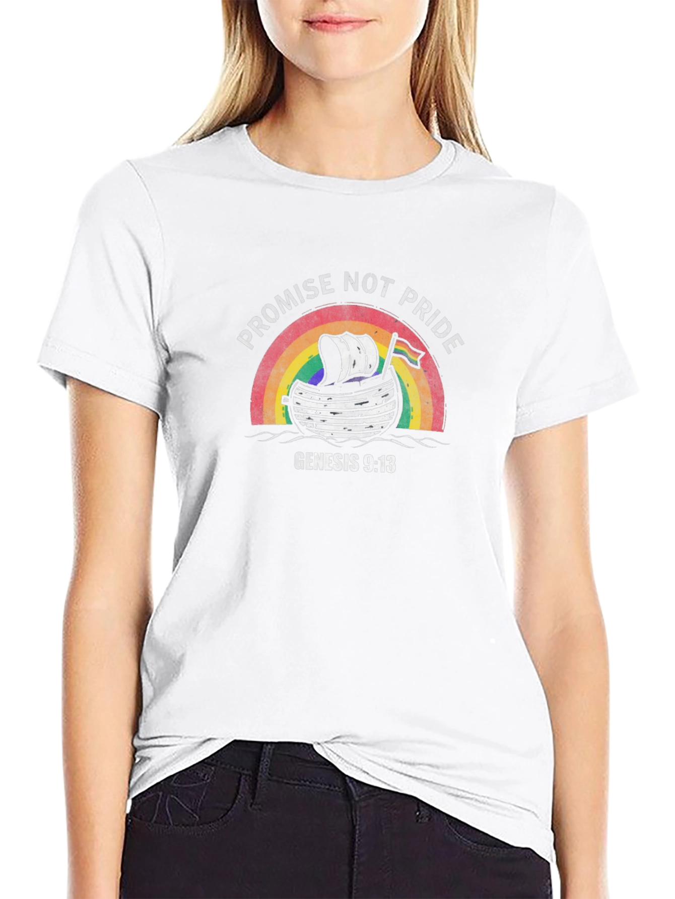 Promise Not Pride Black T-Shirt