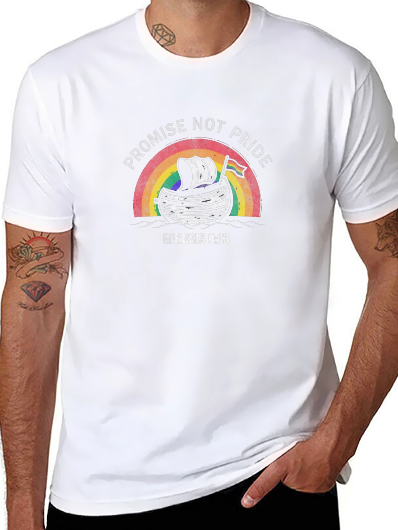 Promise Not Pride Black T-Shirt