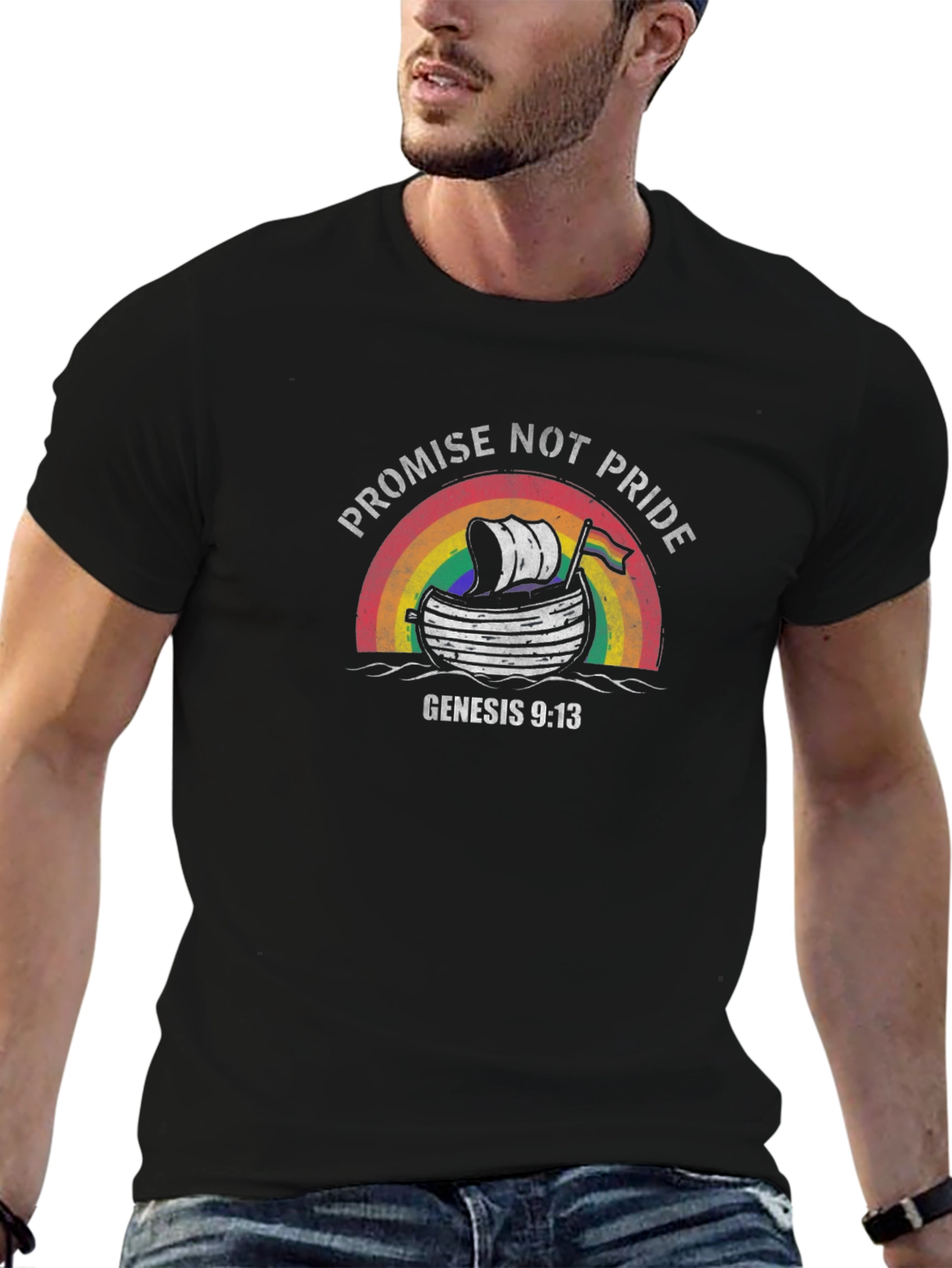 Promise Not Pride Black T-Shirt