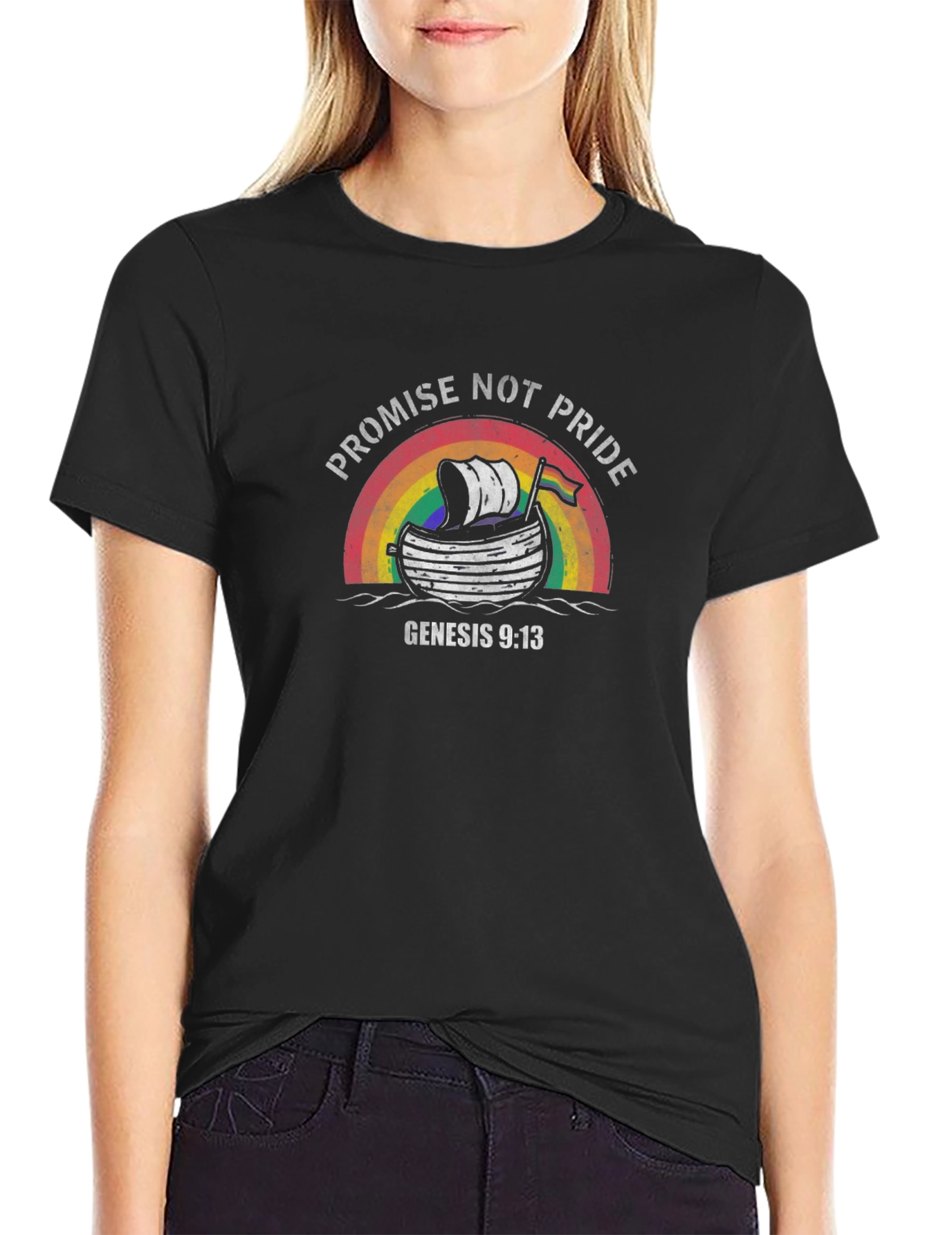 Promise Not Pride Black T-Shirt