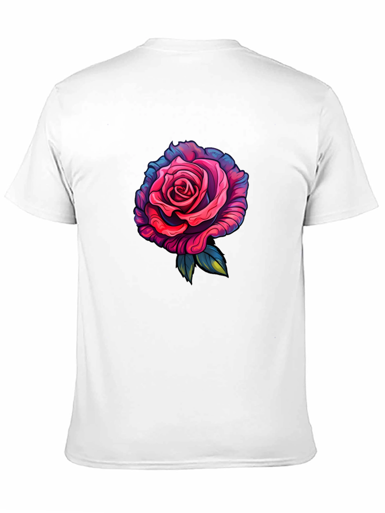 Rose Graphic T-Shirt - Black