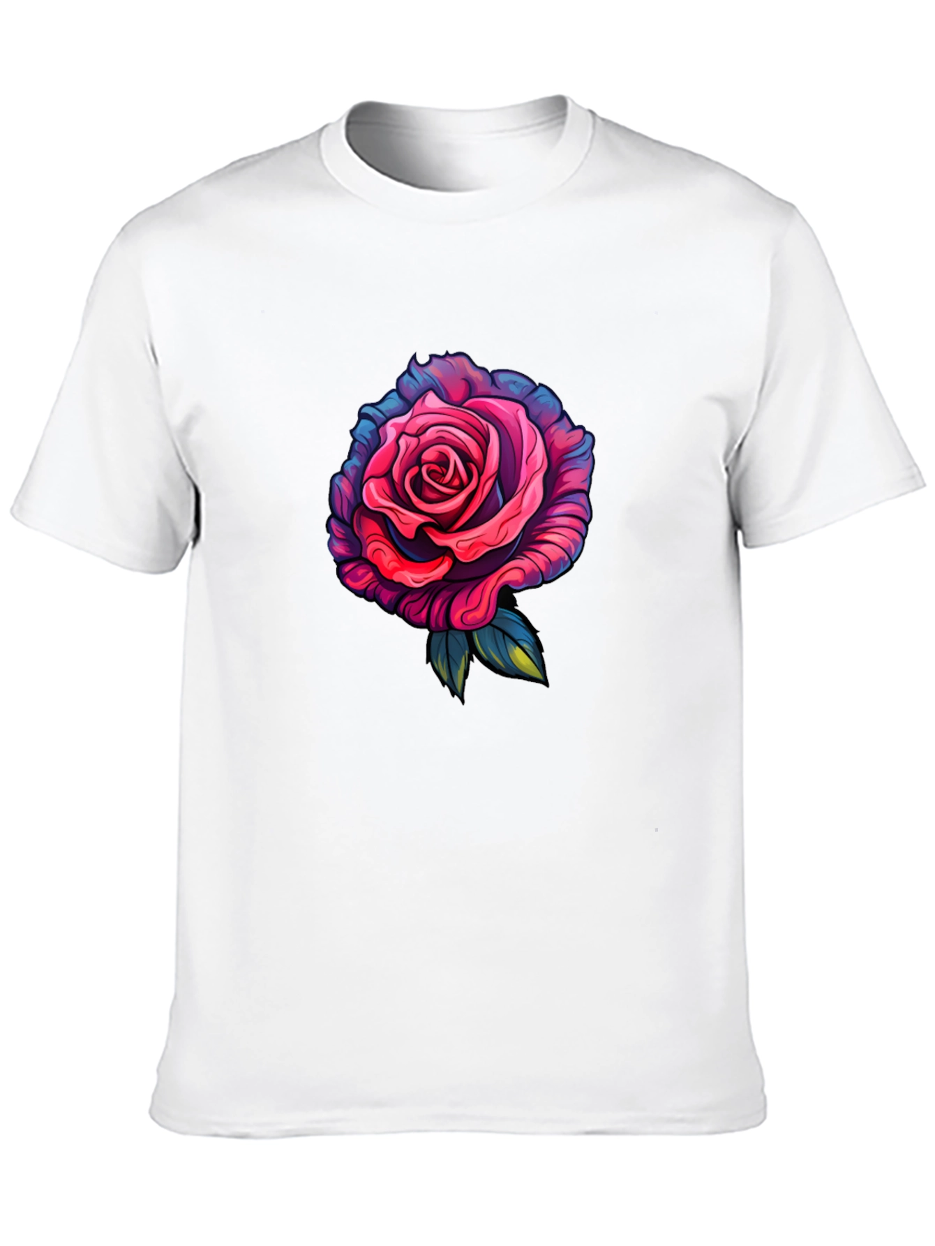 Rose Graphic T-Shirt - Black