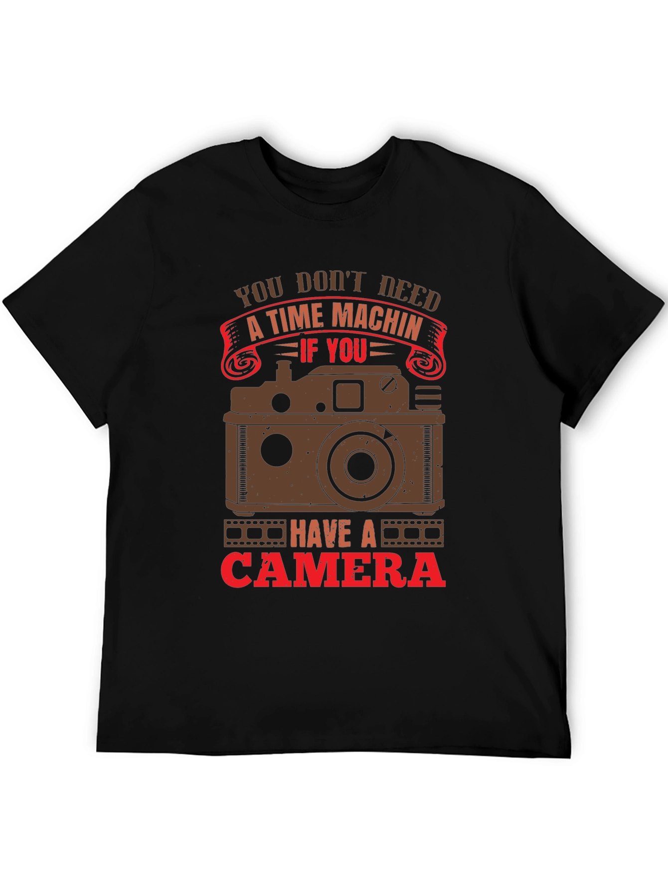 Camera Time Machine Graphic Tee