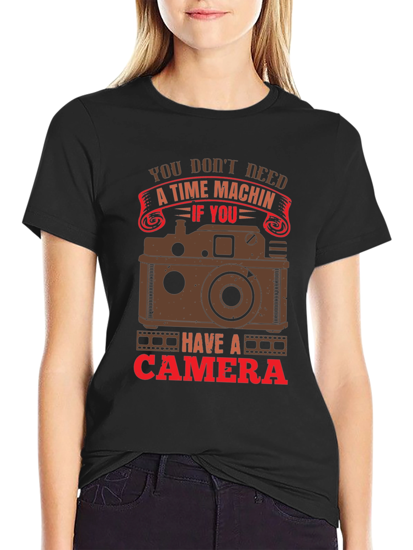 Camera Time Machine Graphic Tee