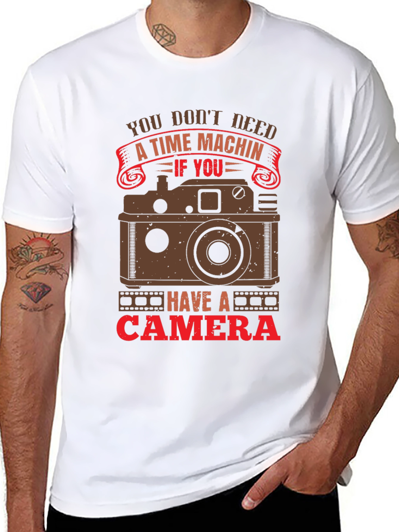 Camera Time Machine Graphic Tee