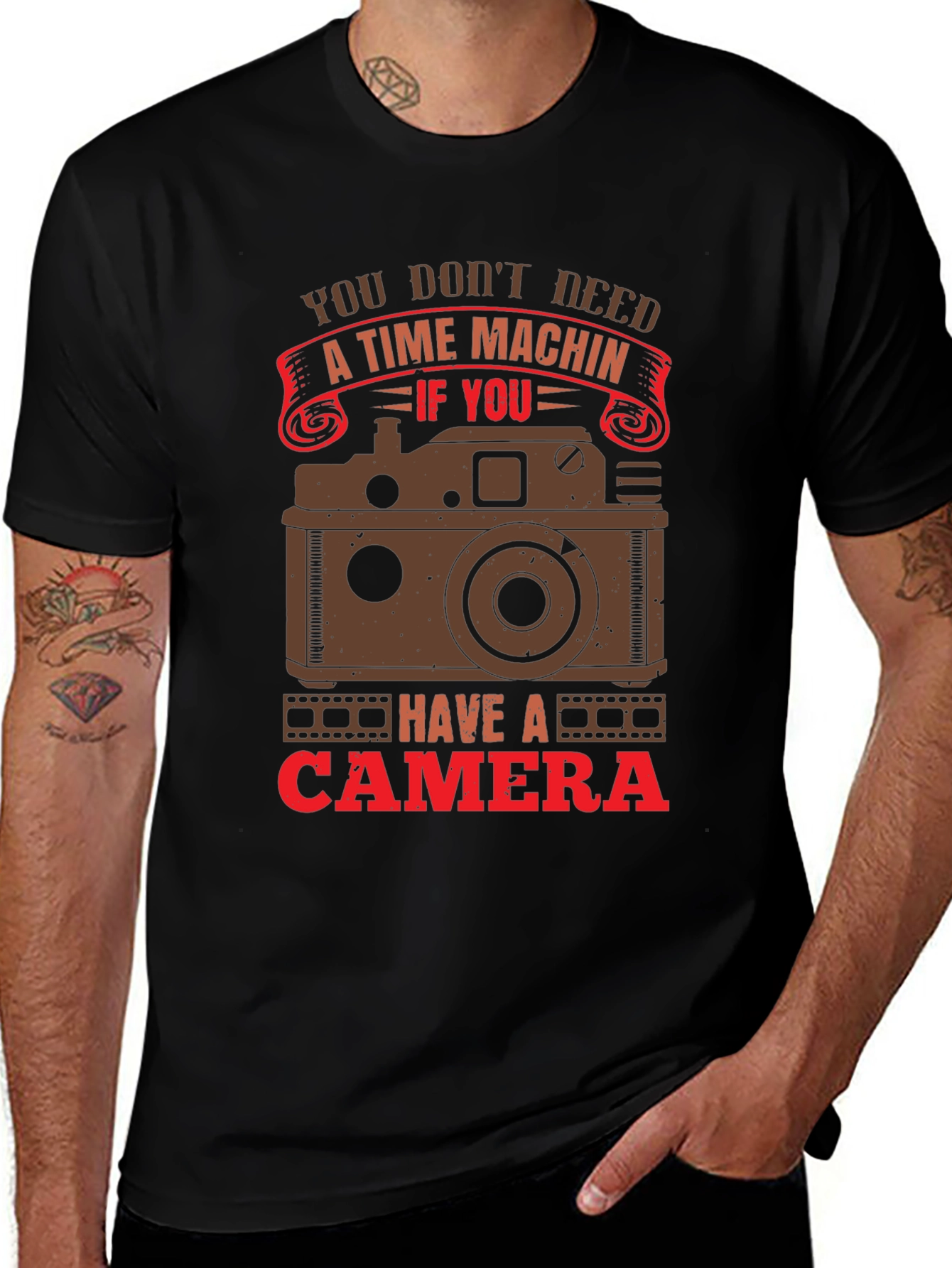 Camera Time Machine Graphic Tee