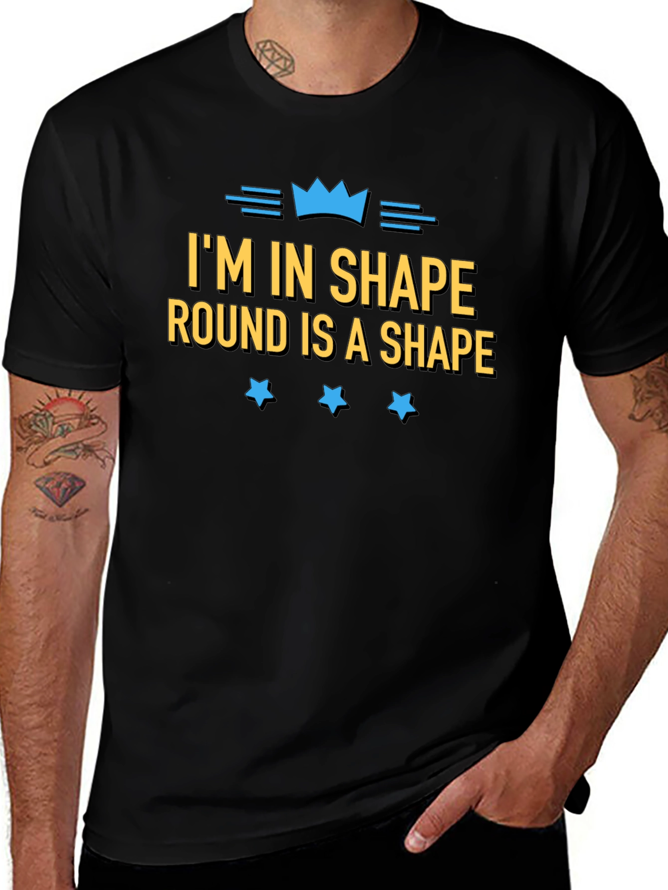 Im in Shape Round is a Shape Funny T-Shirt