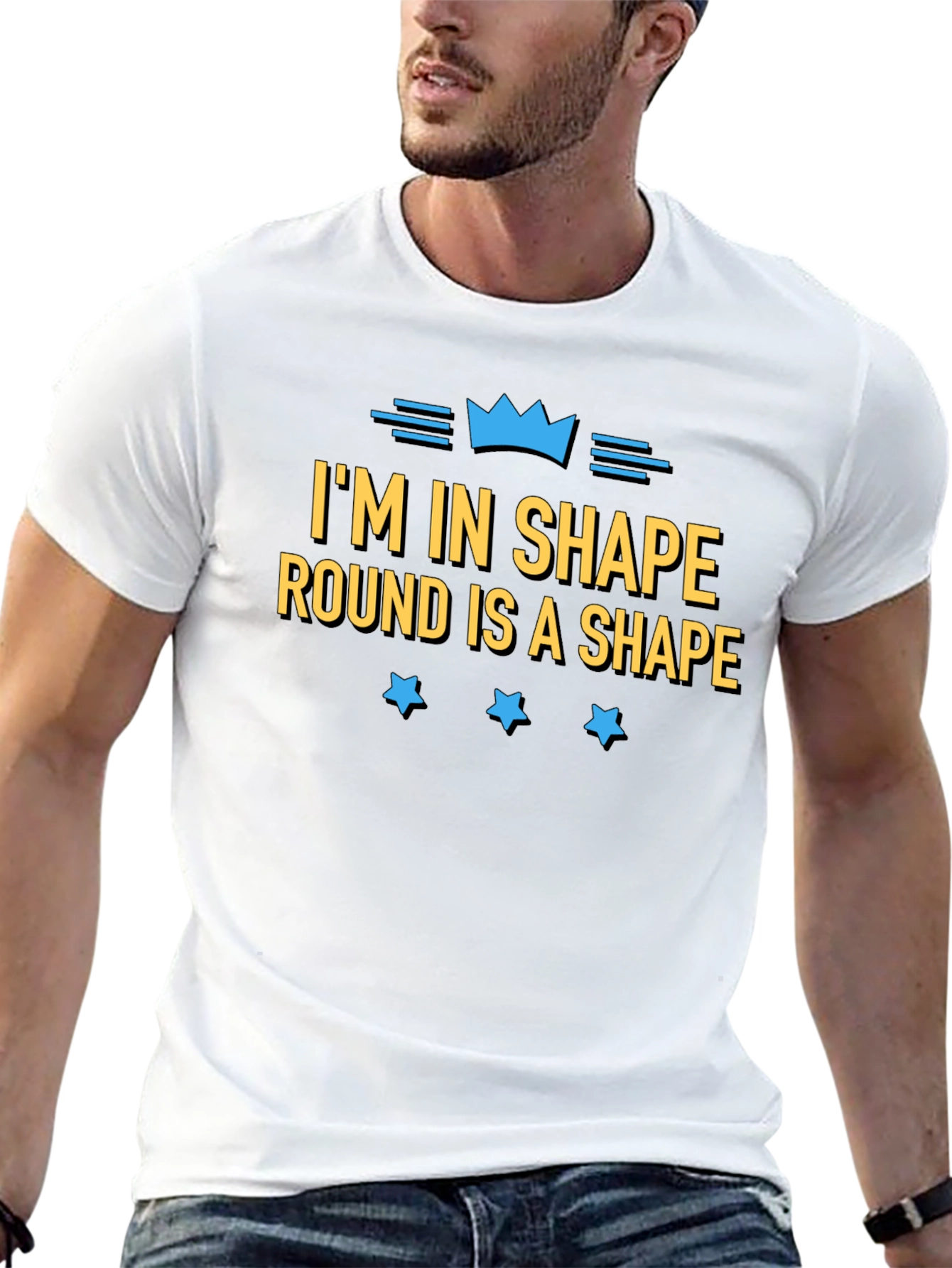 Im in Shape Round is a Shape Funny T-Shirt