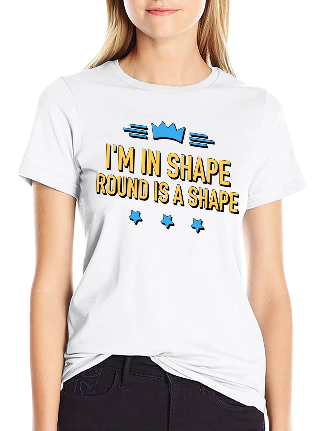 Im in Shape Round is a Shape Funny T-Shirt
