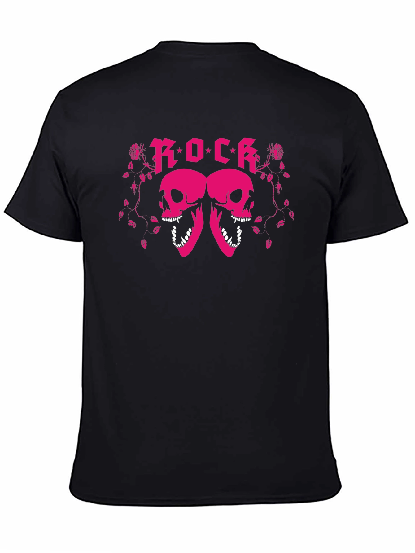 Rock Skull Graphic Tee - Edgy Streetwear