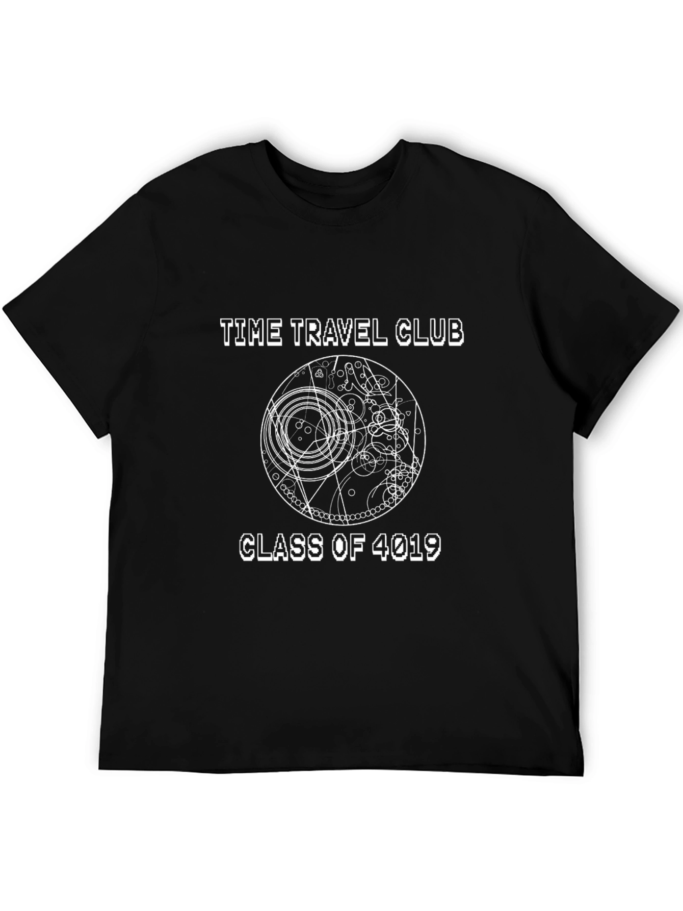 Time Travel Club - Class of 4019 Black T-Shirt
