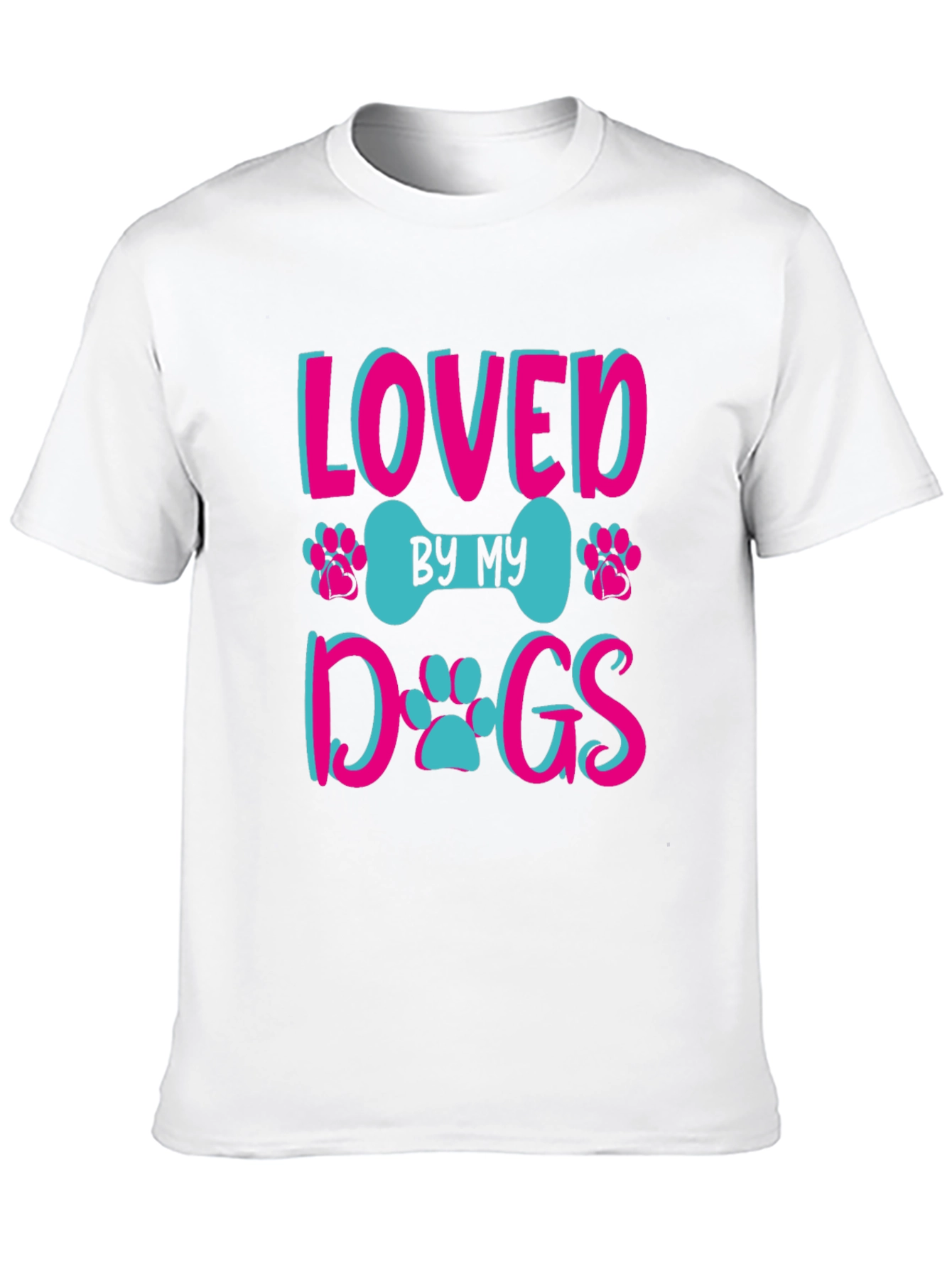 Loved By My Dogs Graphic Tee