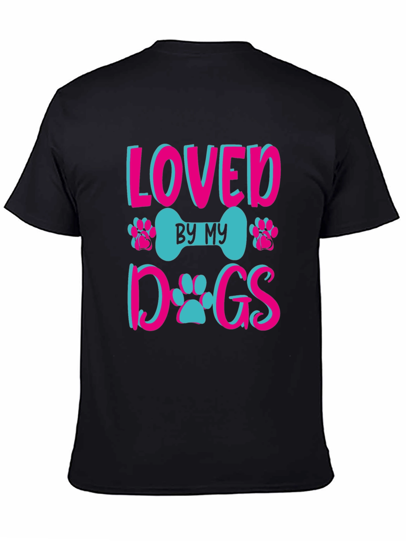 Loved By My Dogs Graphic Tee