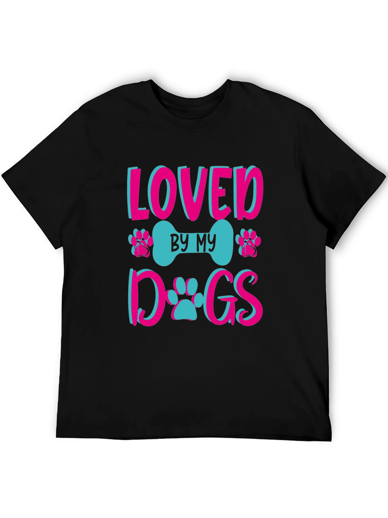 Loved By My Dogs Graphic Tee