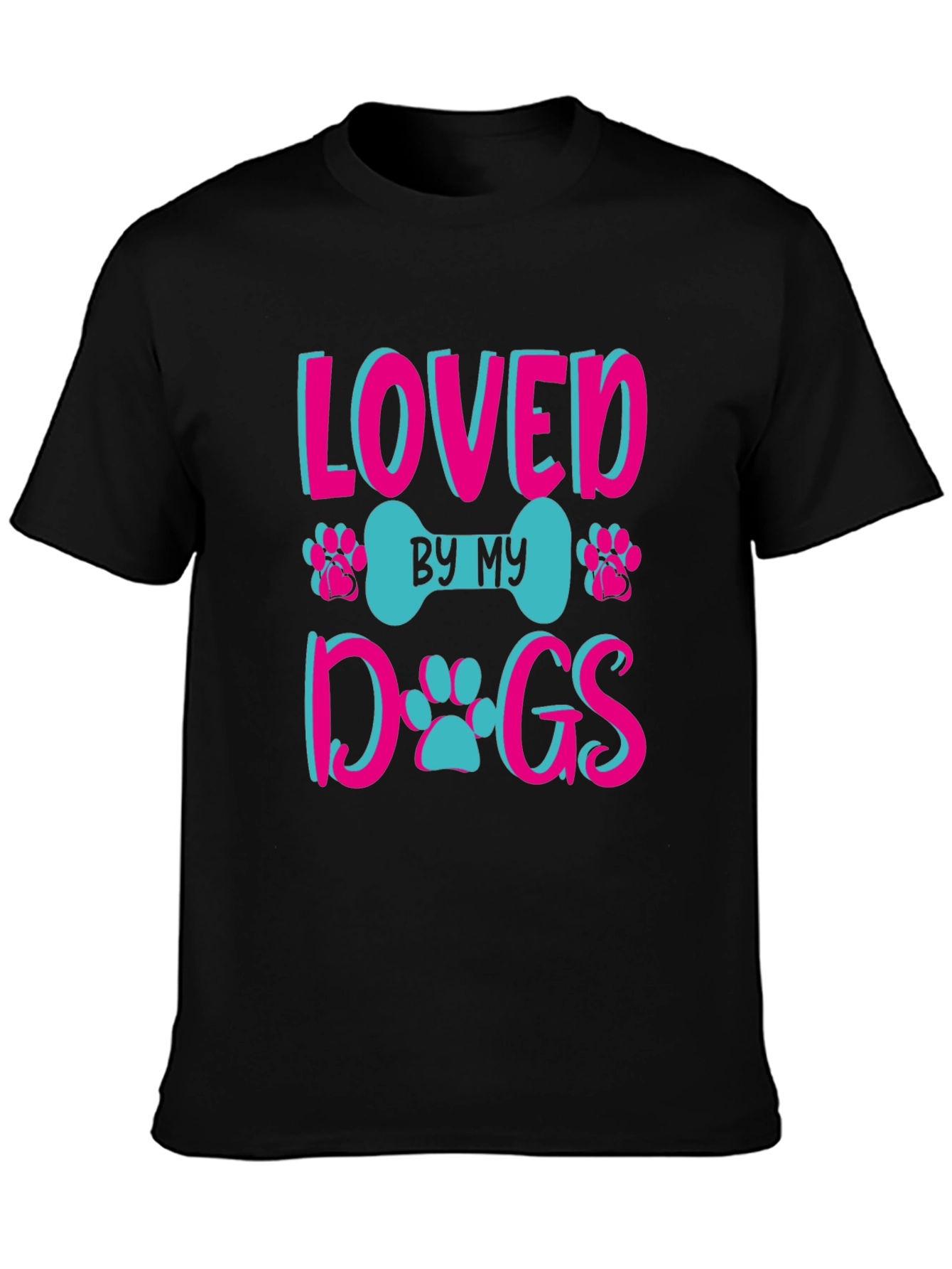 Loved By My Dogs Graphic Tee