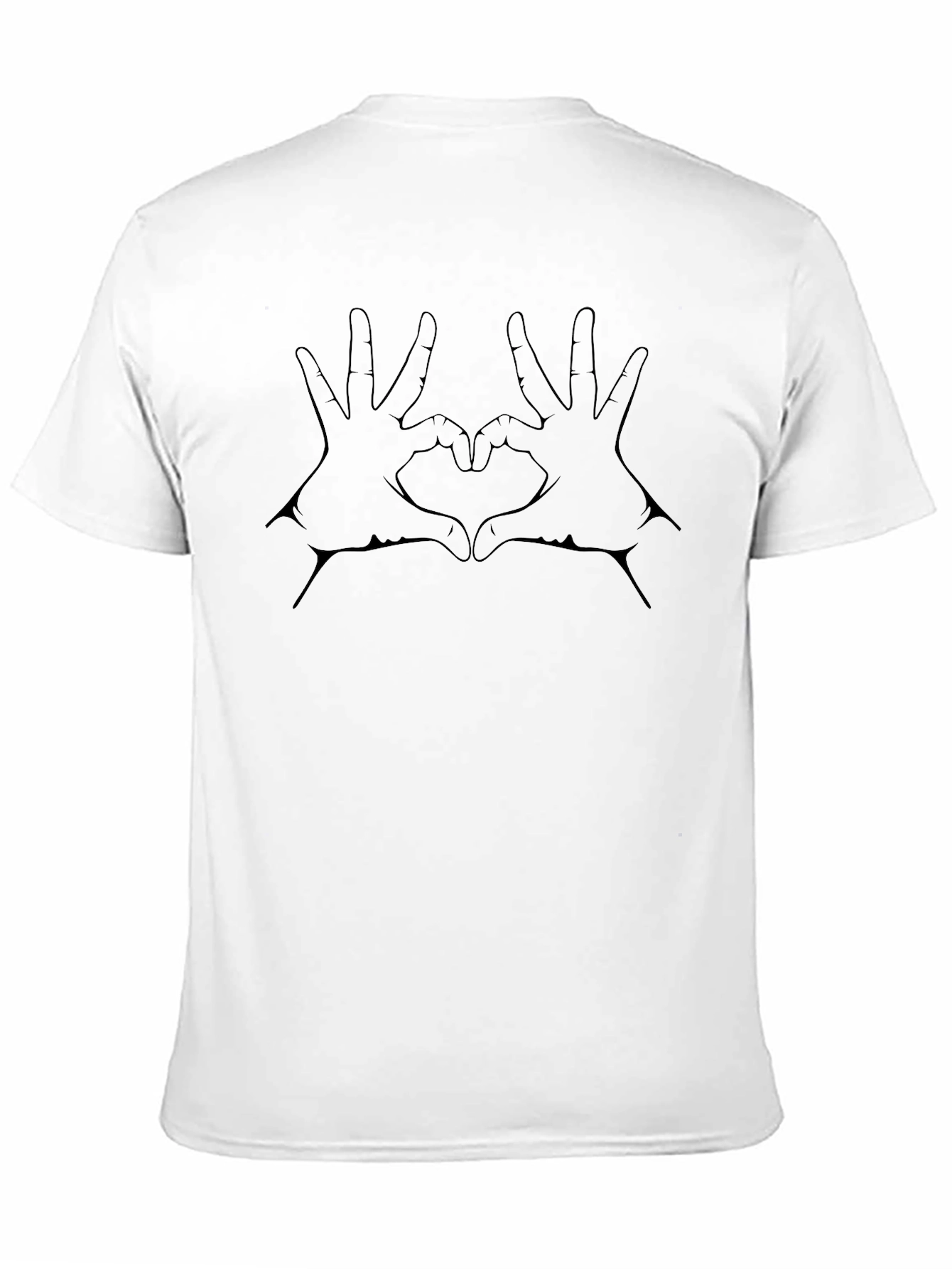 Heart Hands Graphic T-Shirt - Soft Cotton Tee