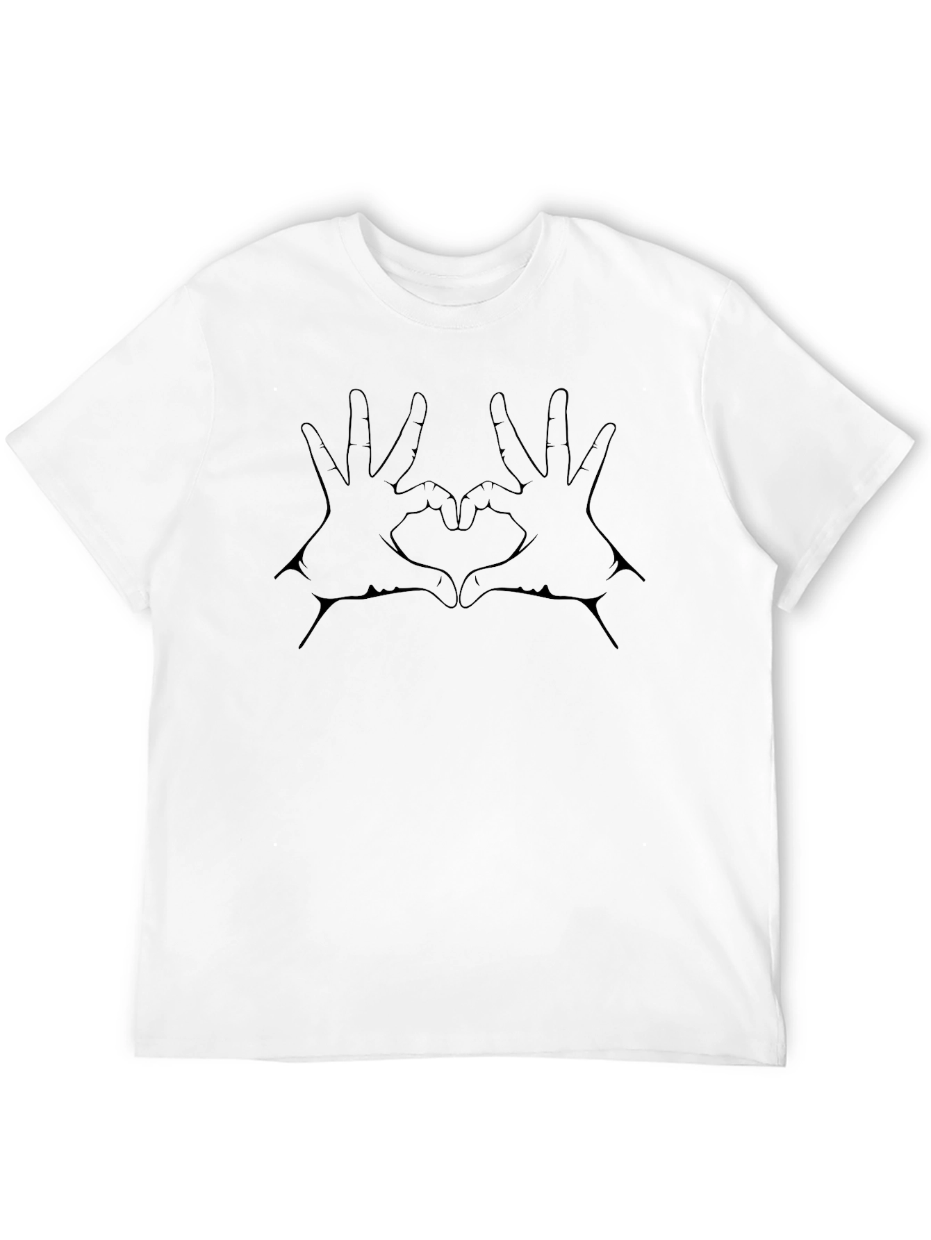 Heart Hands Graphic T-Shirt - Soft Cotton Tee