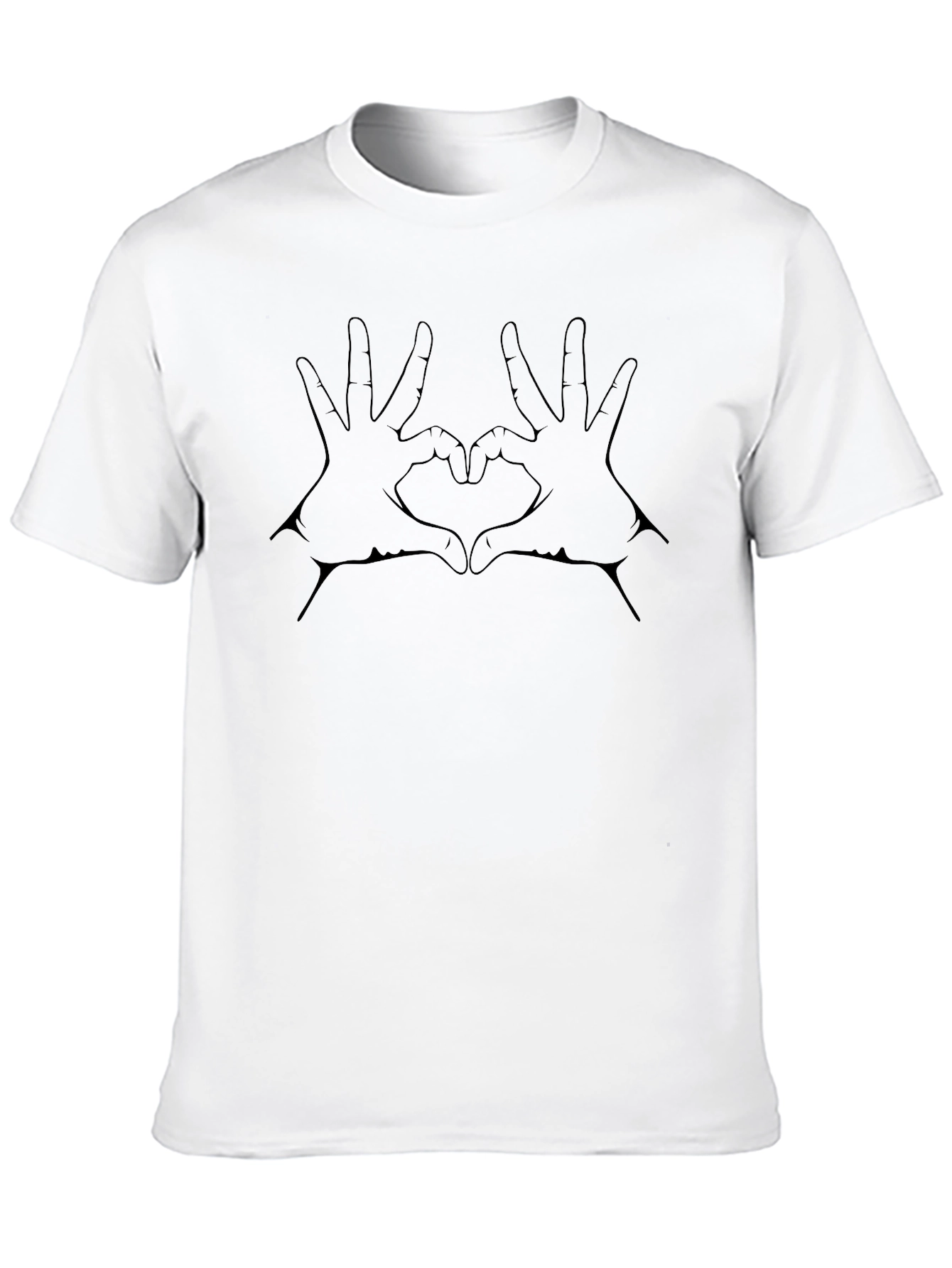 Heart Hands Graphic T-Shirt - Soft Cotton Tee