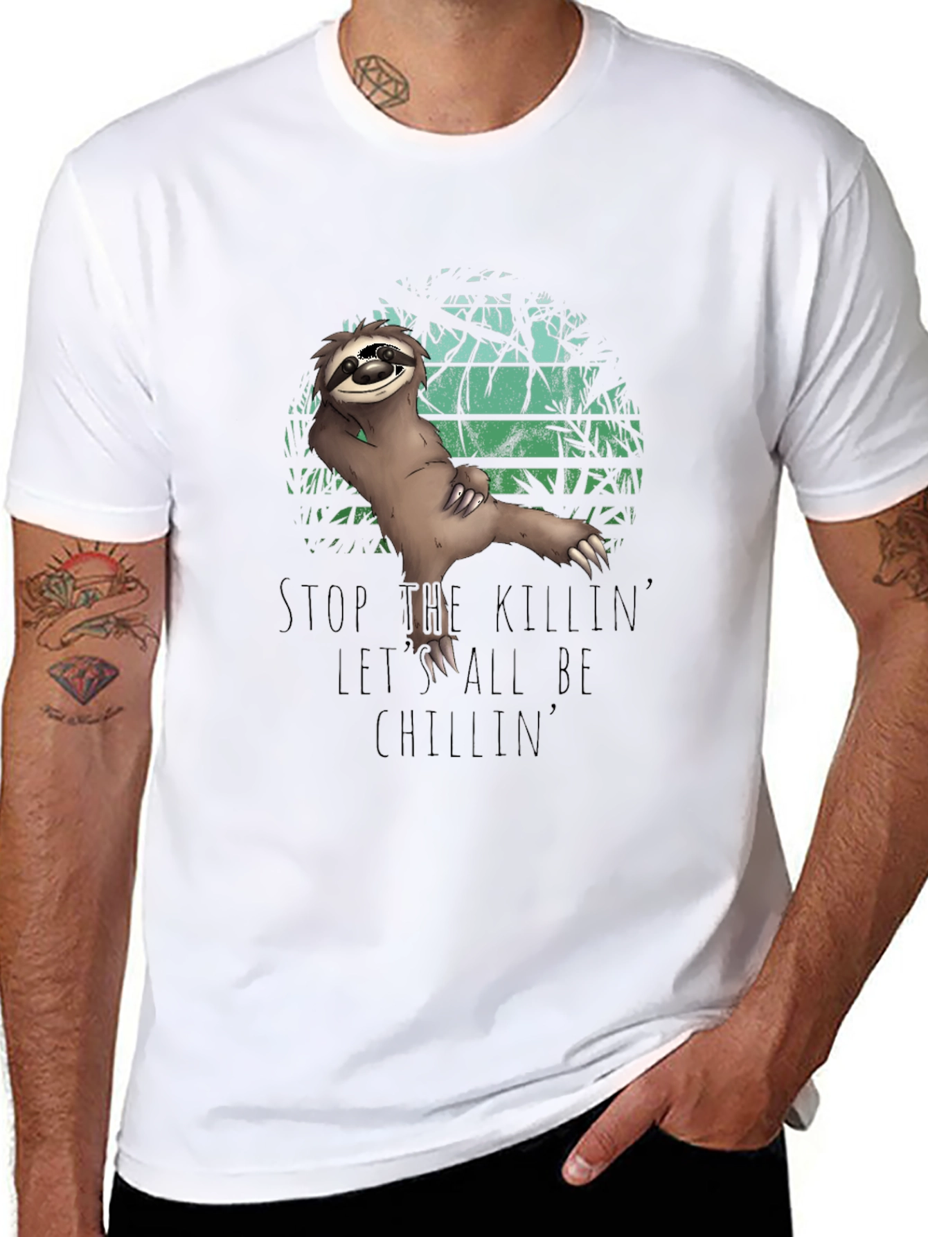 Chill Sloth Graphic Tee