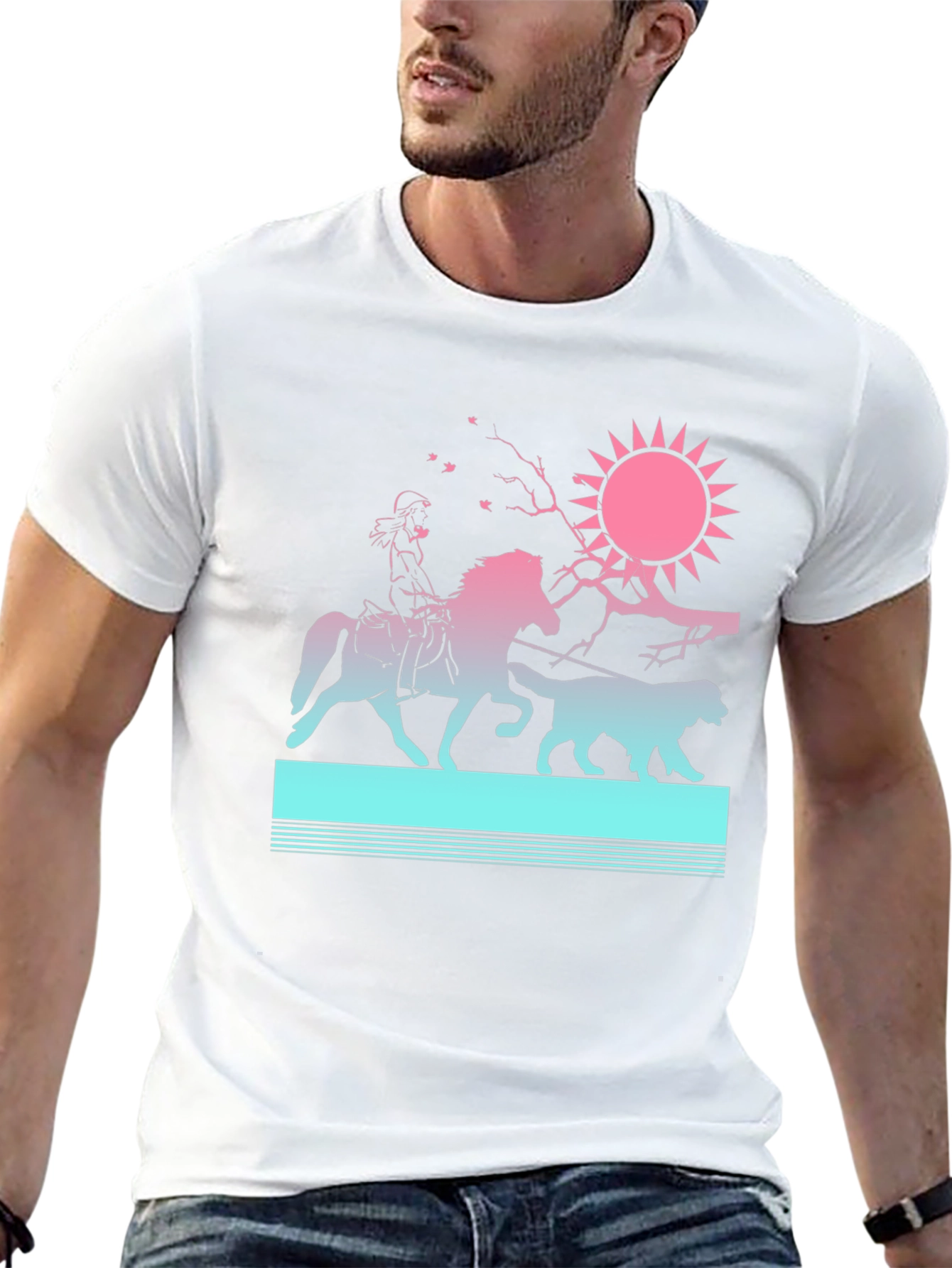 Retro Sunset Ride T-Shirt