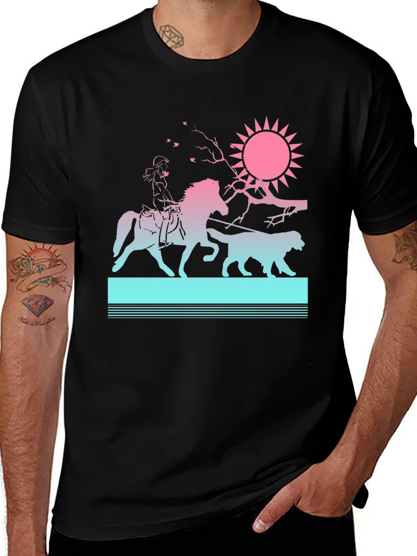 Retro Sunset Ride T-Shirt