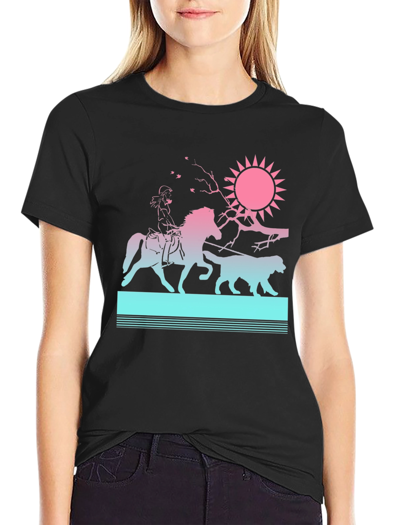 Retro Sunset Ride T-Shirt
