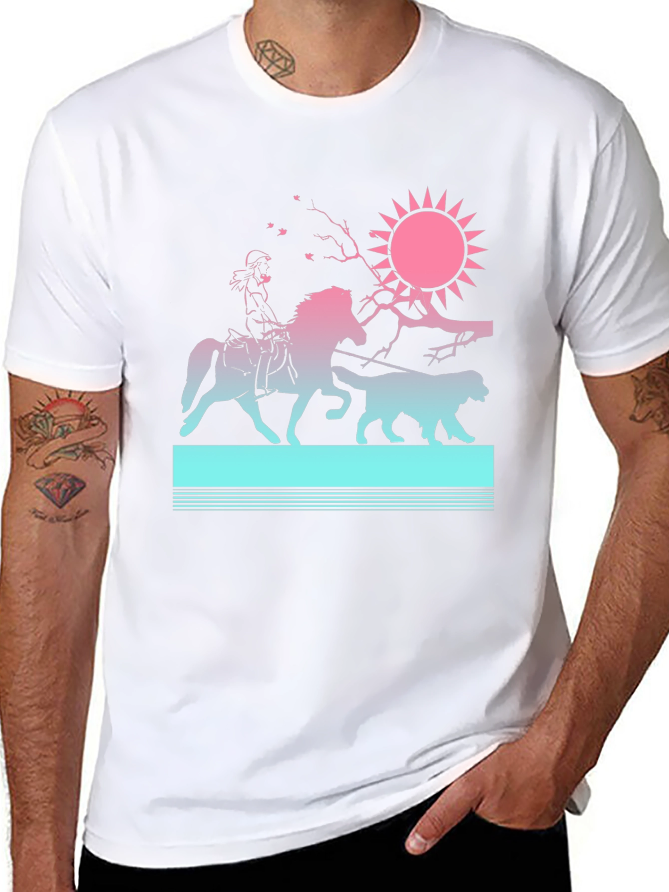 Retro Sunset Ride T-Shirt