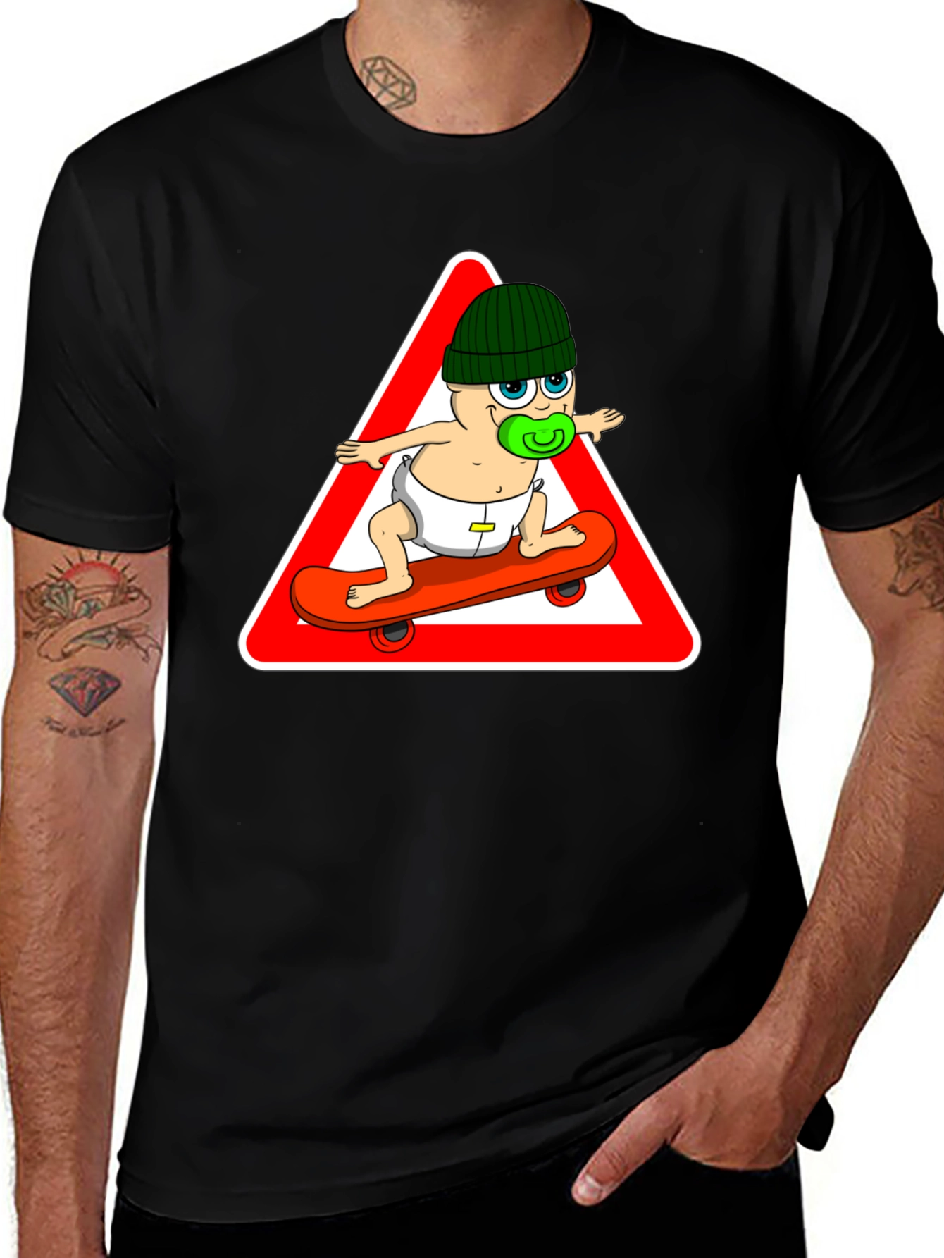 Baby Skateboard Graphic T-Shirt