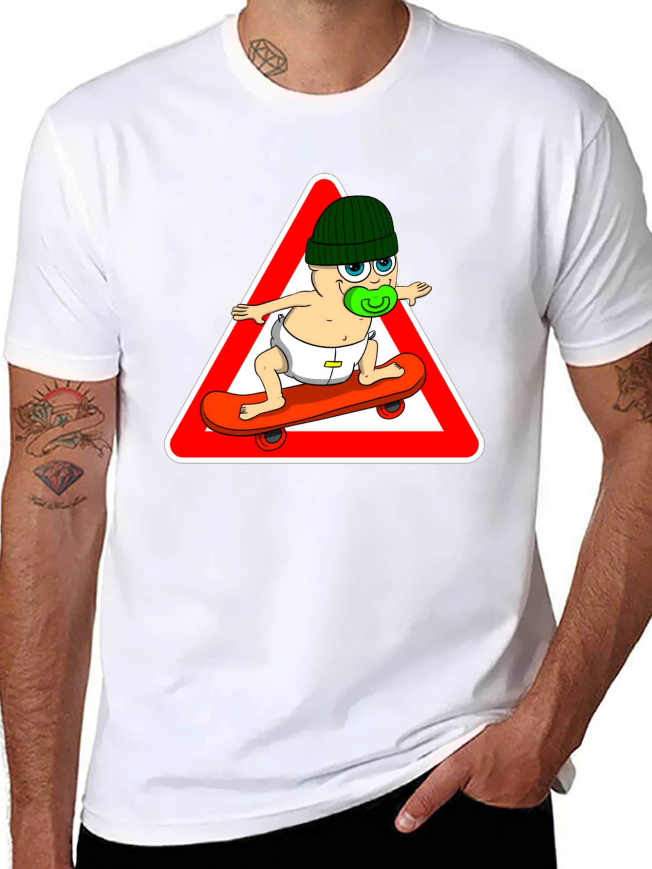 Baby Skateboard Graphic T-Shirt