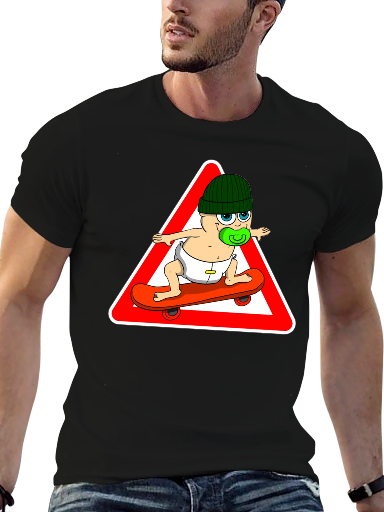 Baby Skateboard Graphic T-Shirt