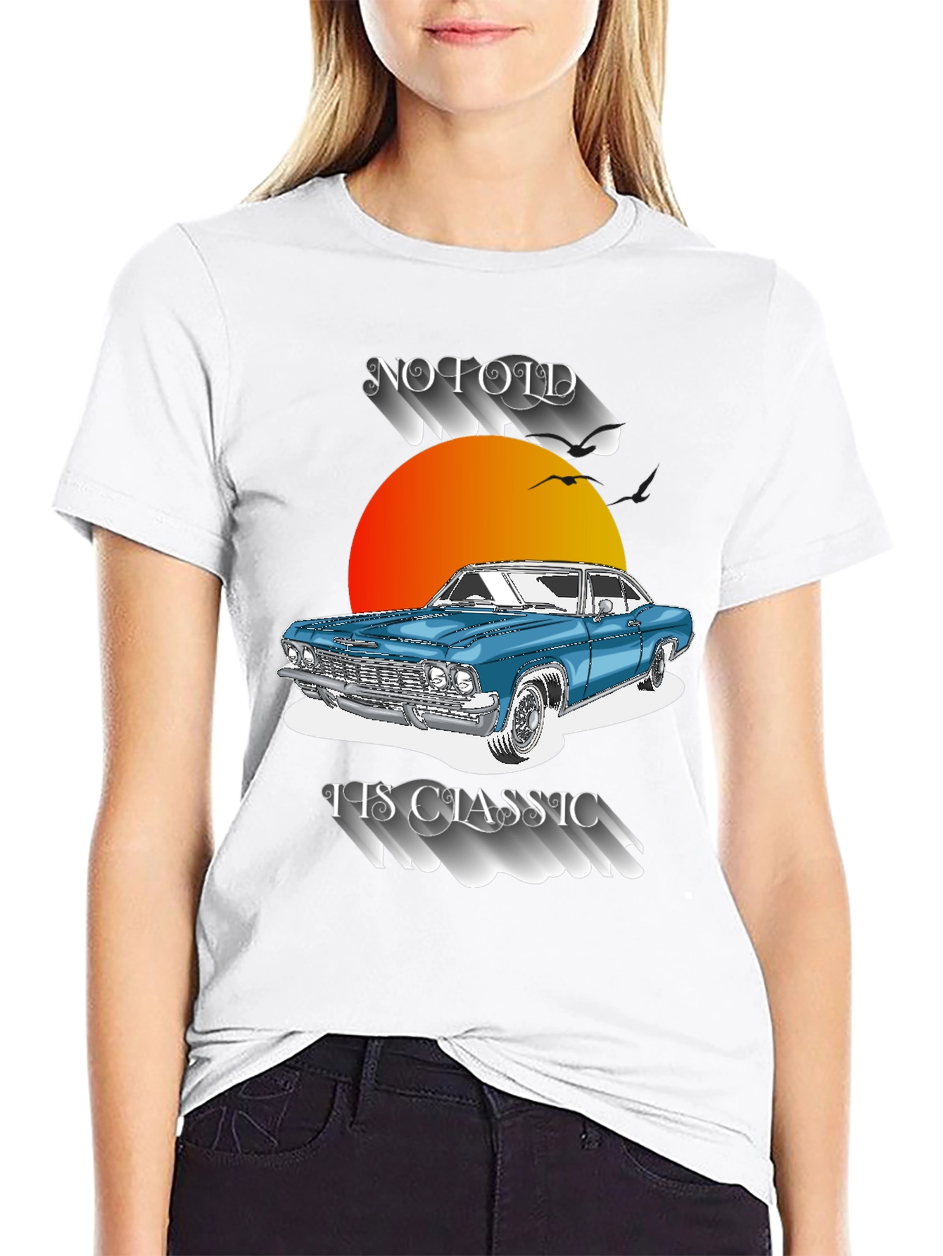 Classic Car T-Shirt - Not Old Its Classic