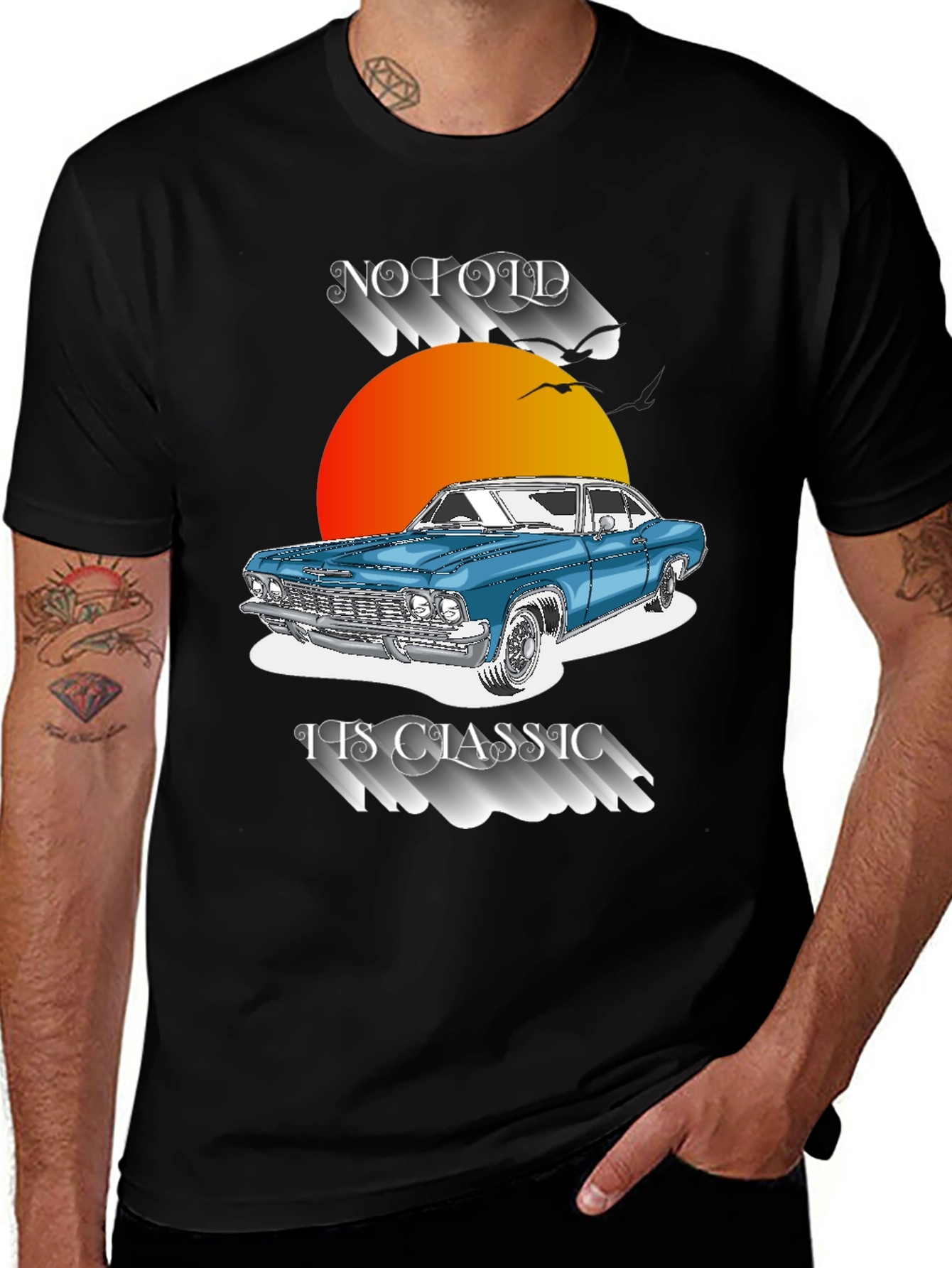 Classic Car T-Shirt - Not Old Its Classic