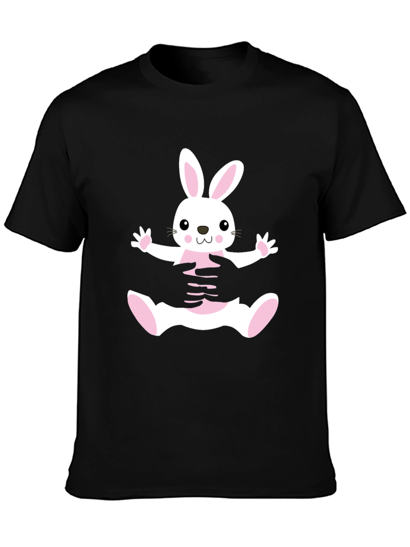 Bunny Hug Black T-Shirt