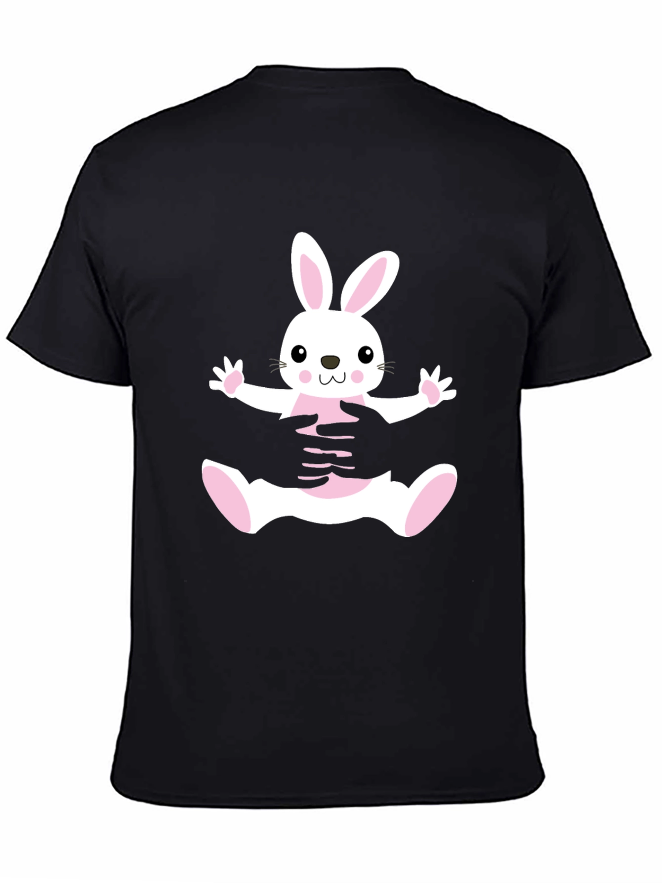 Bunny Hug Black T-Shirt