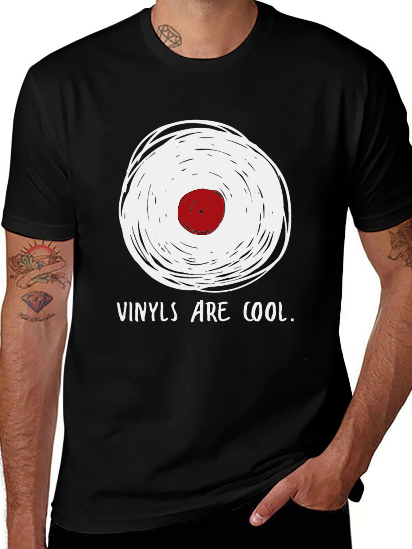 Vinyls Are Cool Graphic T-Shirt