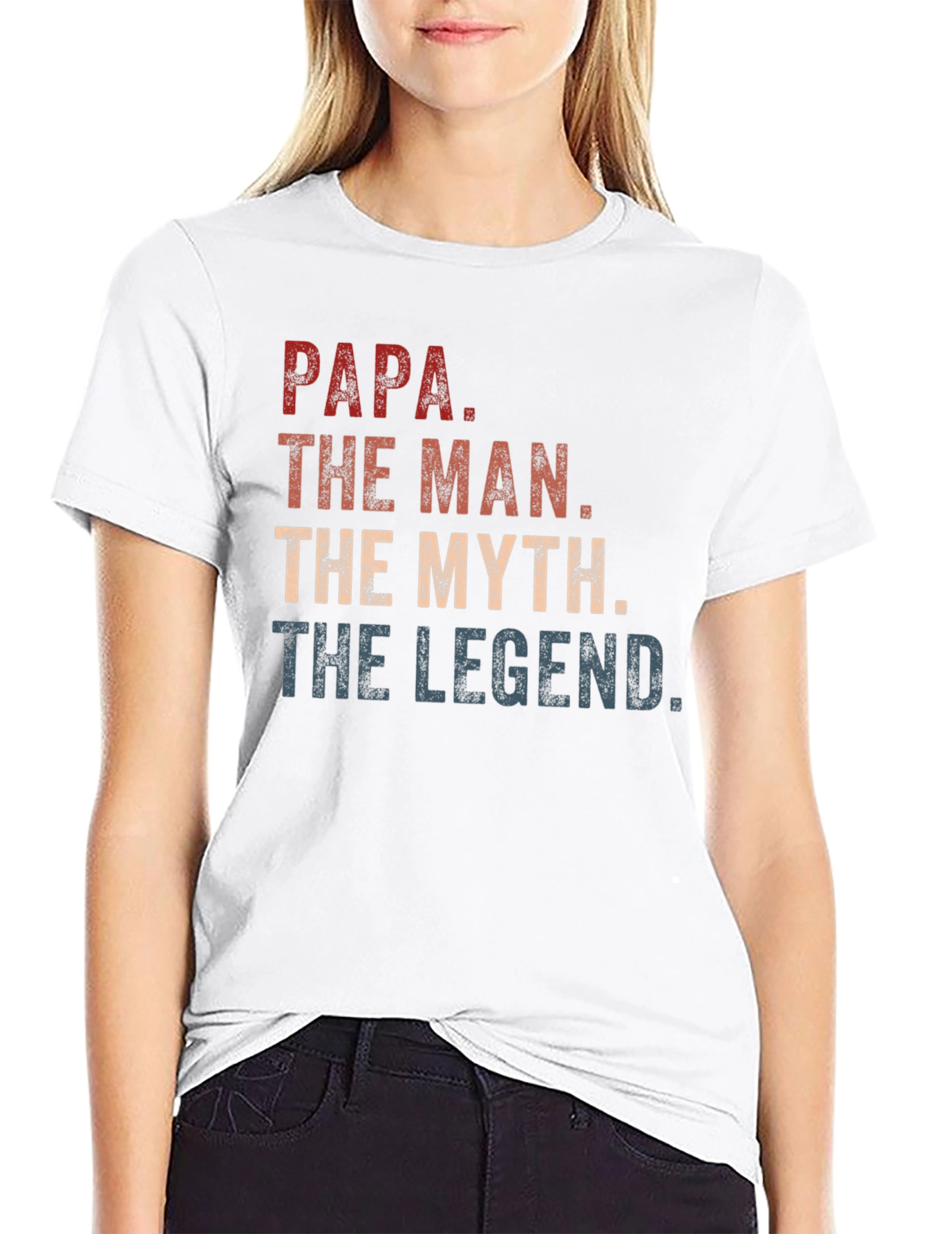 Papa The Man The Myth The Legend Graphic Tee