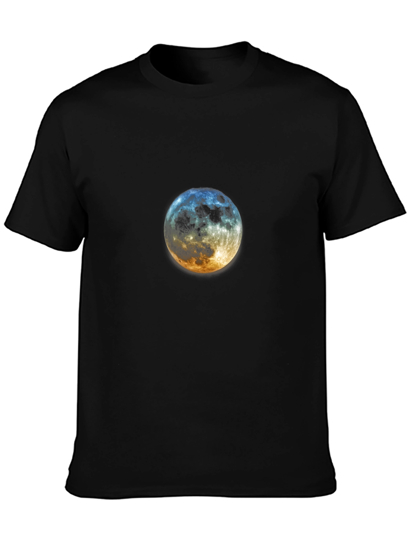 Moon Phase Graphic Black T-Shirt