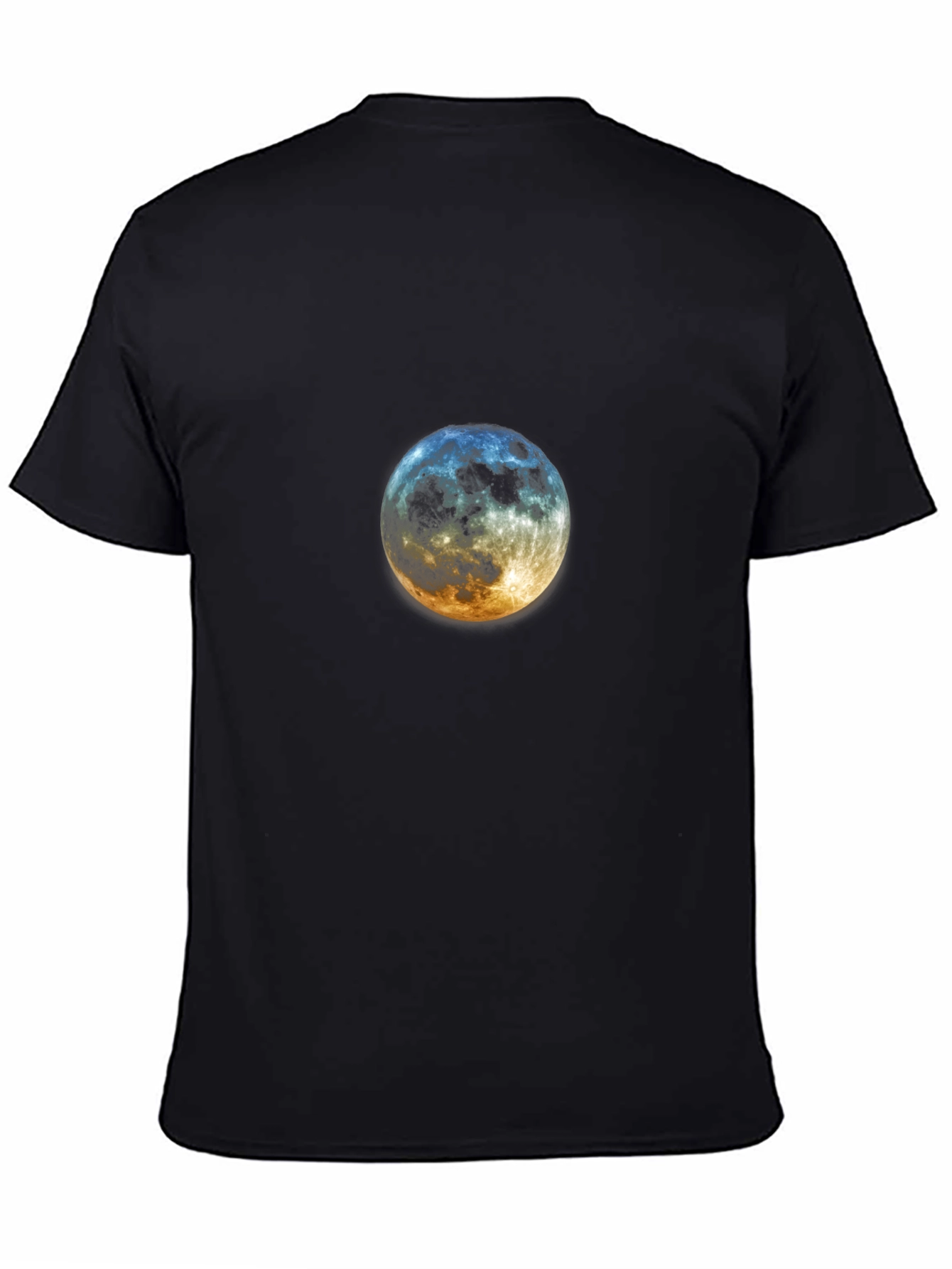 Moon Phase Graphic Black T-Shirt