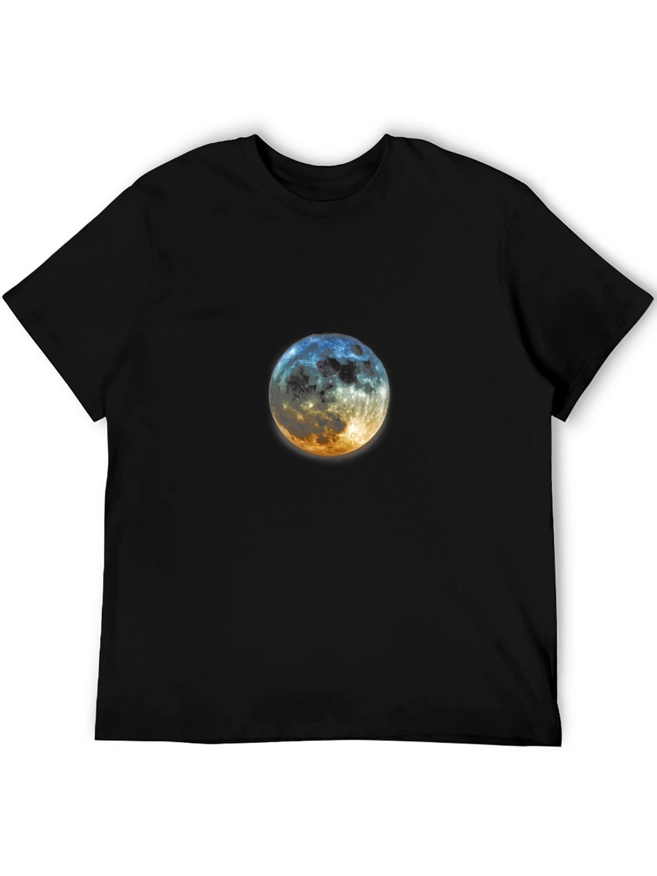 Moon Phase Graphic Black T-Shirt