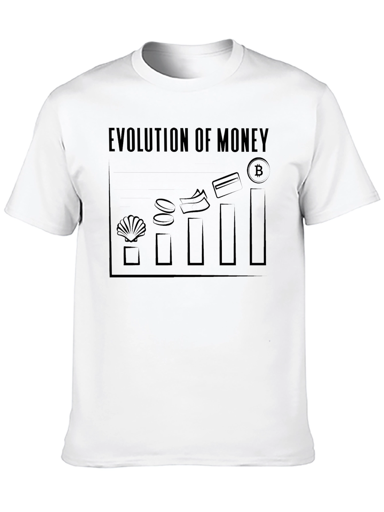 Evolution of Money Graphic T-Shirt