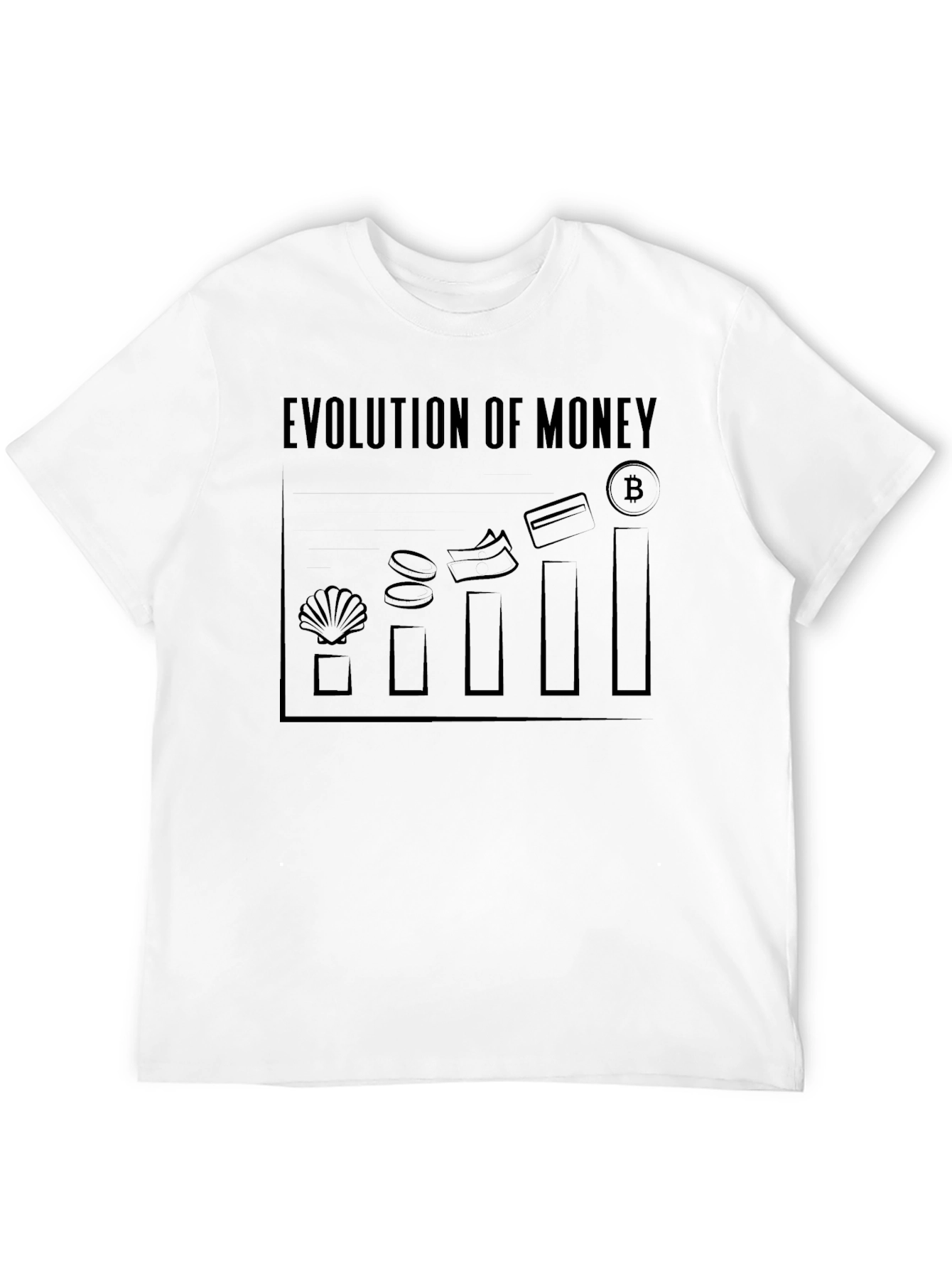 Evolution of Money Graphic T-Shirt