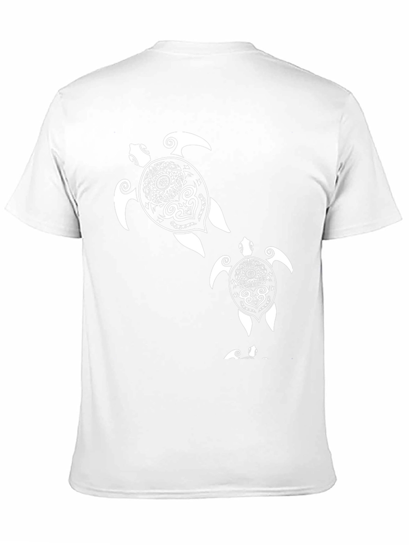 Turtle Graphic Tee - Black Cotton T-Shirt