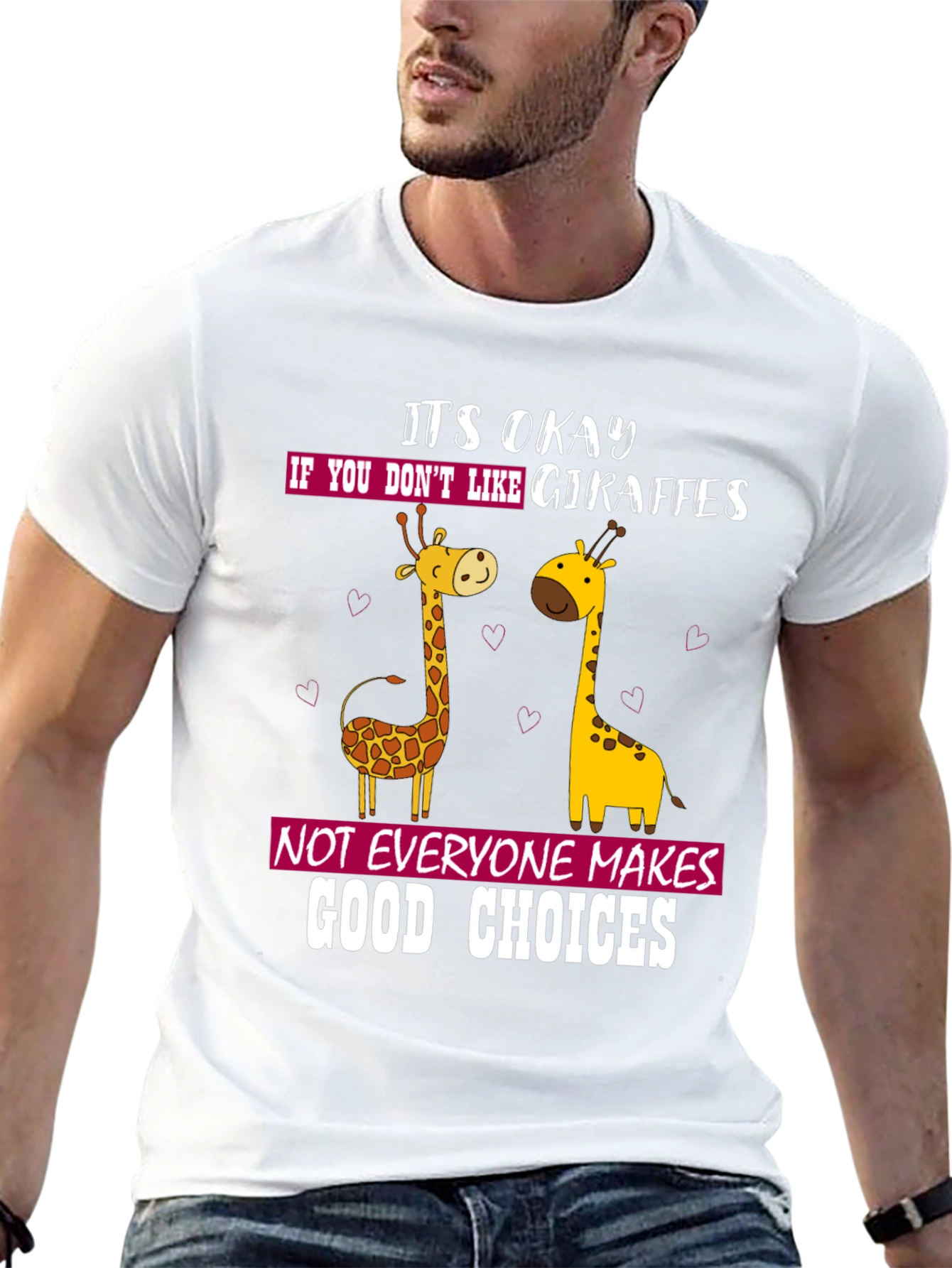 Giraffe Lover Humor Tee - Funny Animal T-Shirt