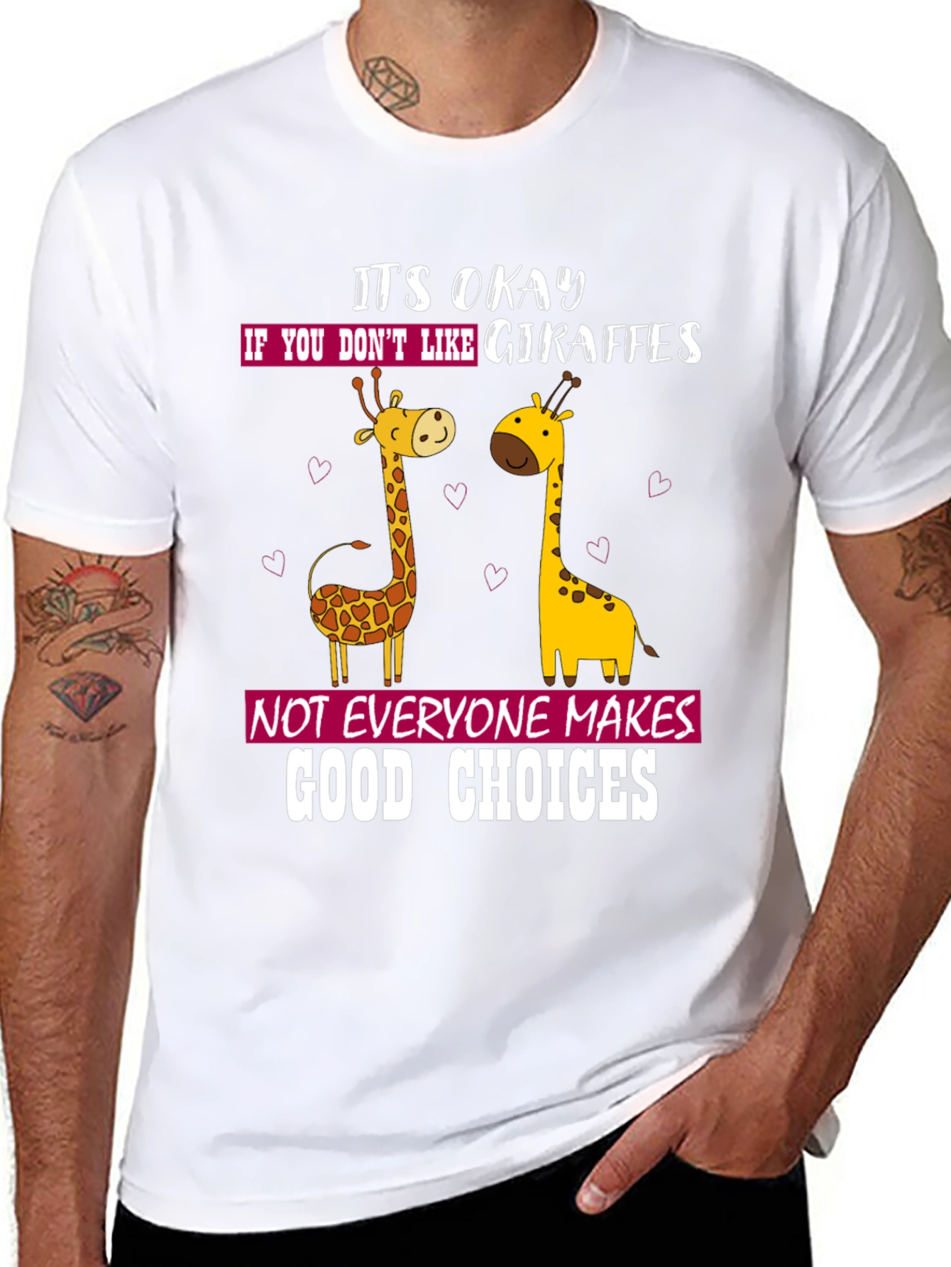 Giraffe Lover Humor Tee - Funny Animal T-Shirt