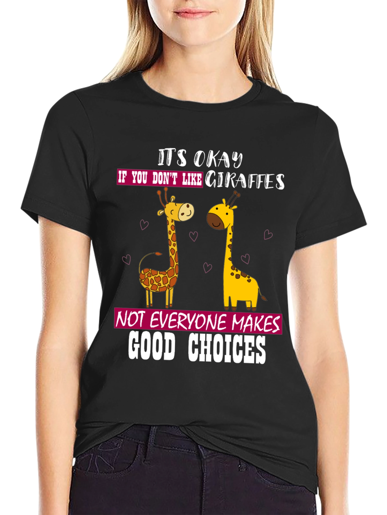 Giraffe Lover Humor Tee - Funny Animal T-Shirt