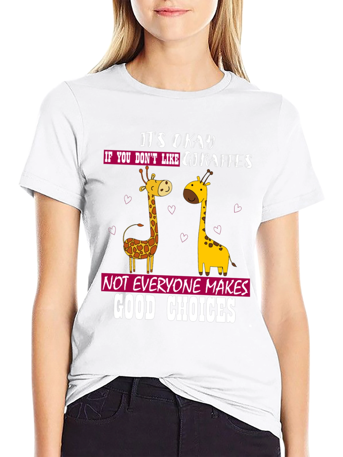 Giraffe Lover Humor Tee - Funny Animal T-Shirt