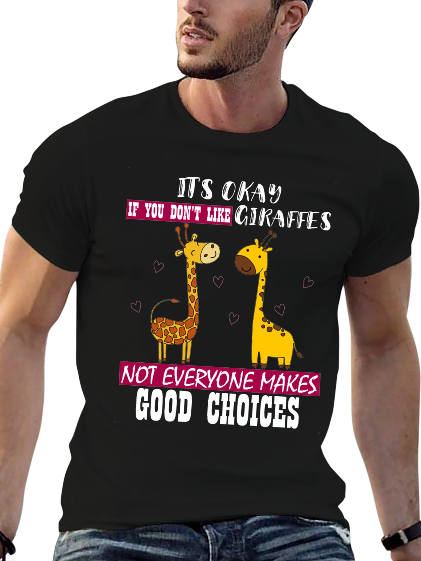 Giraffe Lover Humor Tee - Funny Animal T-Shirt